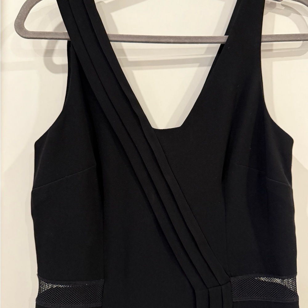 Rag & Bone Black Pleated Asymmetrical Cocktail Dress